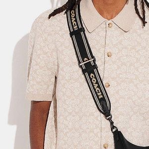 Coach Adjustable Colorblock Webbing Crossbody Strap